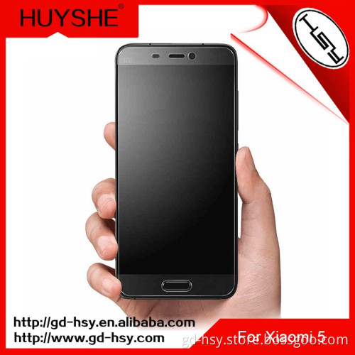 Huyshe wholesale price mobile phone Tempered glass film for xiaomi mi5 Tempered glass screen protective